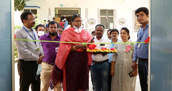 ECIL CSR Initiative-Hands over Multi-Purpose Hall at PHC, Zammigadda, Kushaiguda