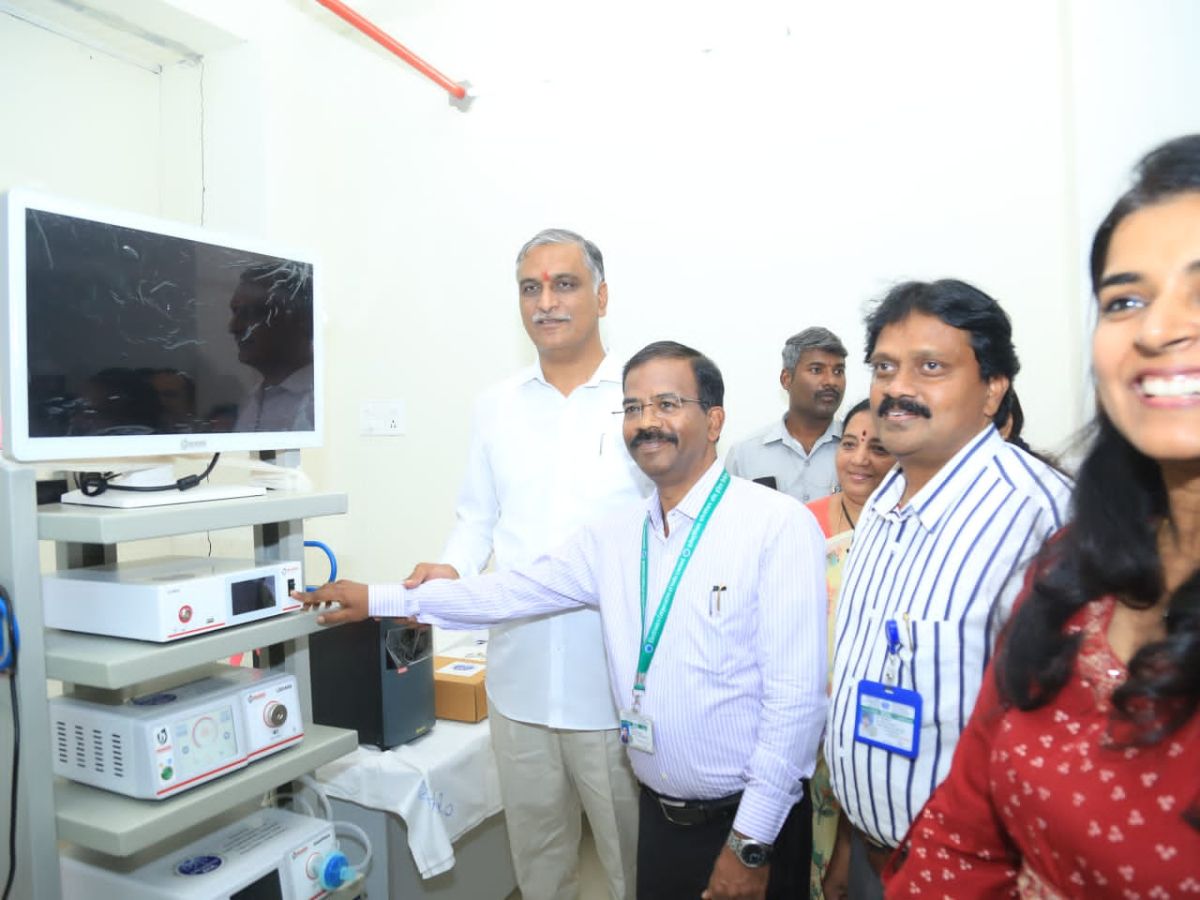 ECIL Handed Over Laparoscopic Machine under CSR activity