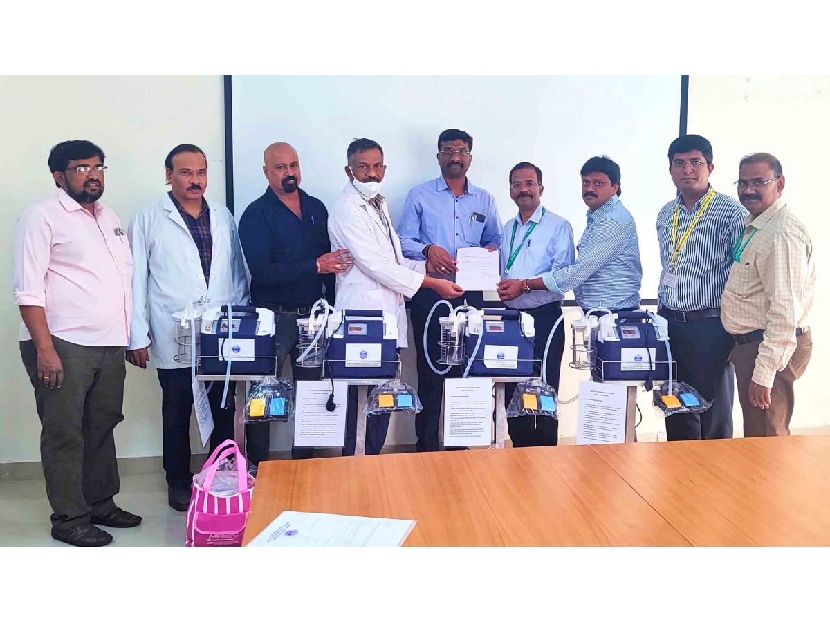 ECIL hands over Vacuum Assisted Delivery Systems under CSR