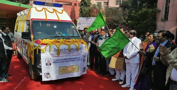 ECL flagged off two ALS Ambulances