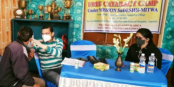 ECL Organised a free cataract camp