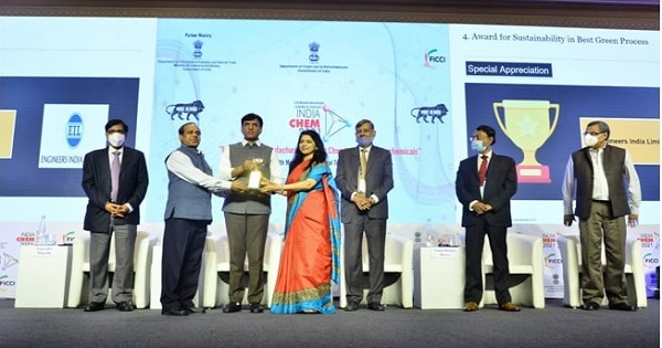 EIL conferred with special award in FICCI Chemical and Petrochemical Awards 2021