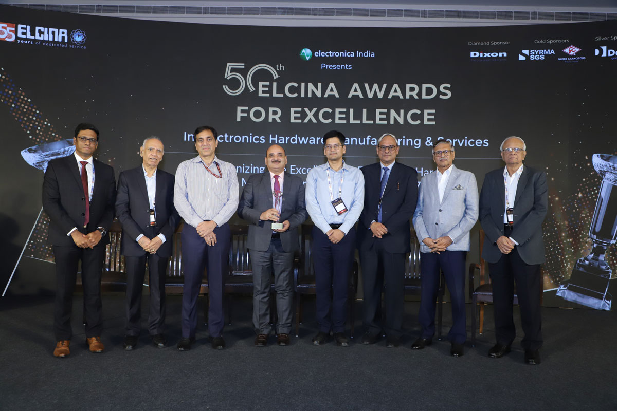 ELCINA Honors Dr. Anesh Kumar Sharma for Outstanding Contribution to India’s Strategic Electronics Sector