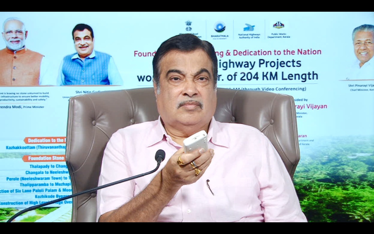 Inauguration of 8 new highway projects by Shri Nitin Gadkari 