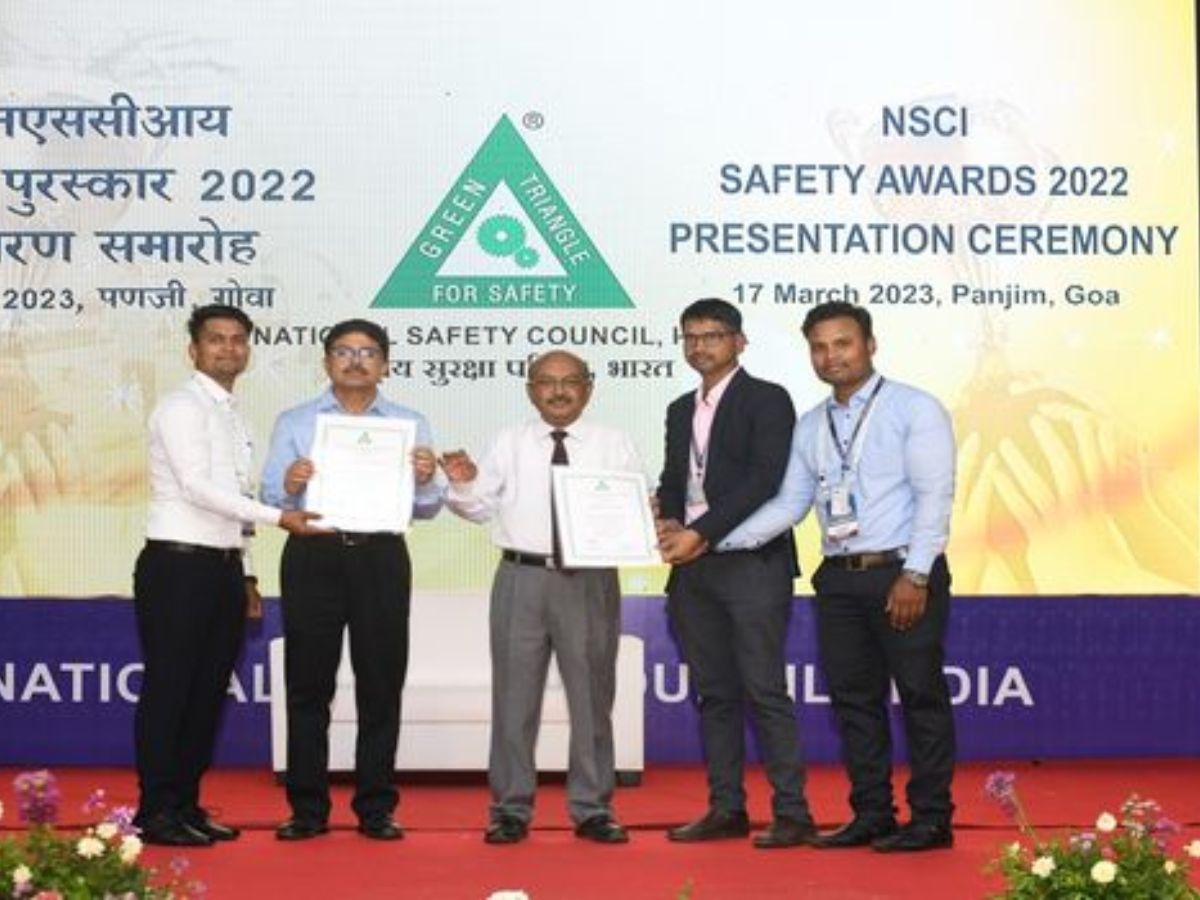 Engineers India Limited conferred with NSCI Safety Award 2022