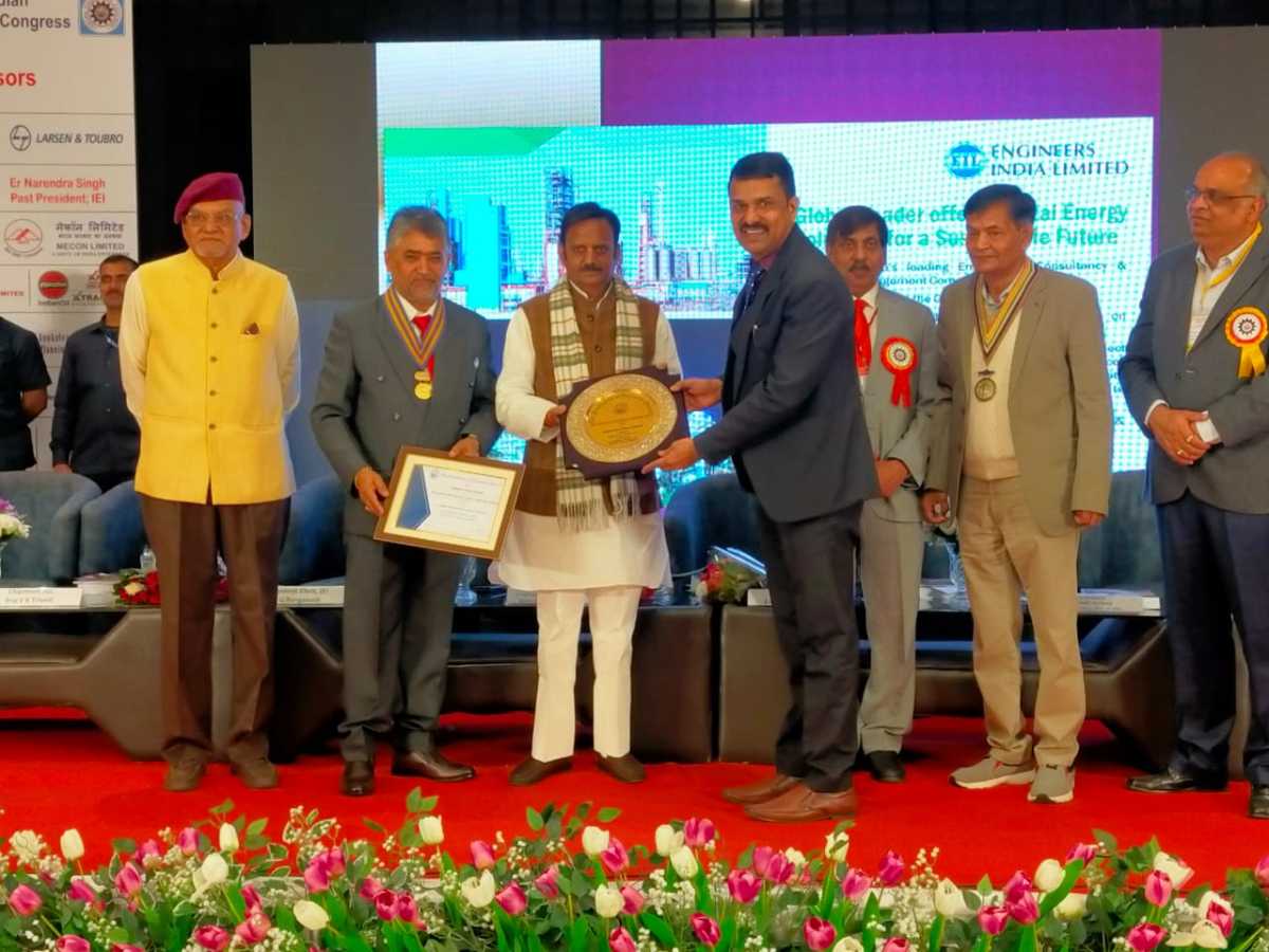 Engineers India conferred with IEI Industry Excellence Award 2023