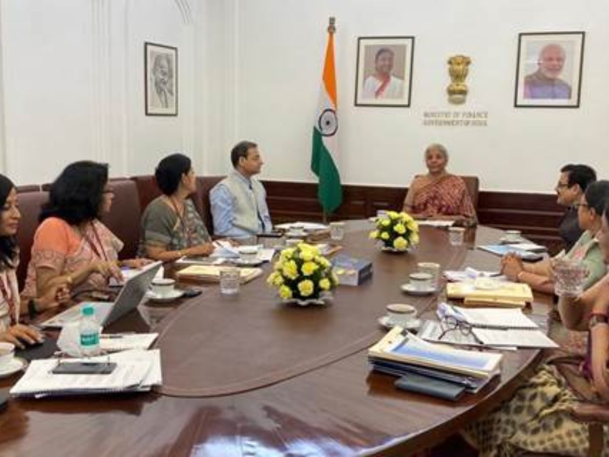 FM Sitharaman chaired review meeting with CBDT