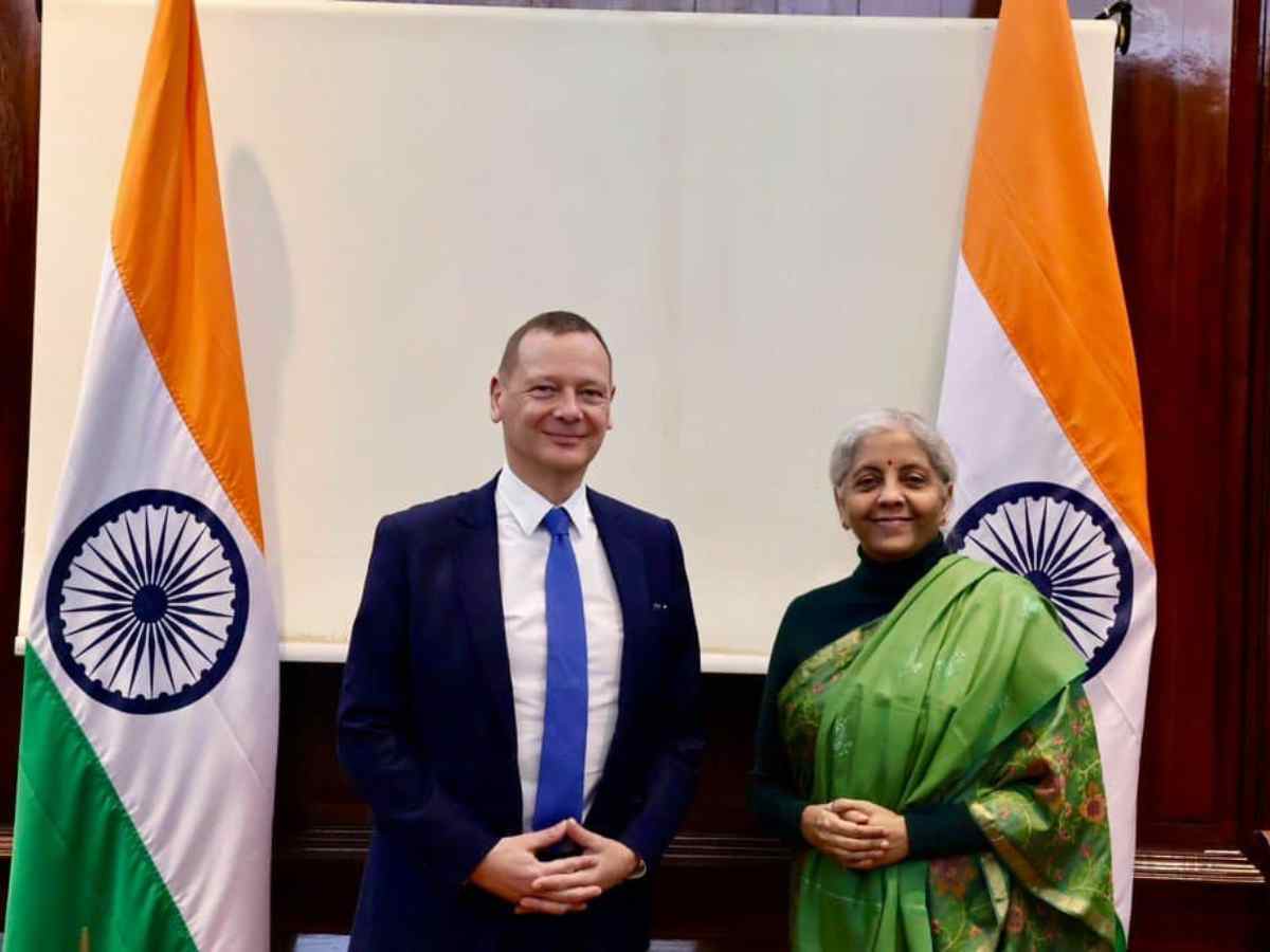 Finance Minister Nirmala Sitharaman met Mr. Emmanuel Bonne