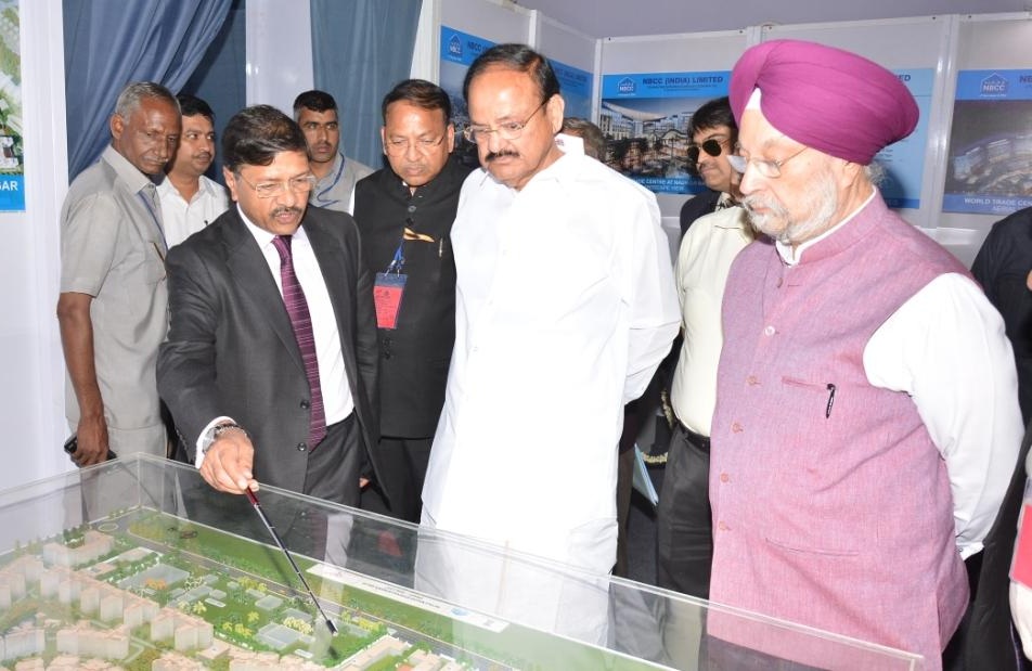 Vice President Lays Foundation Stone for WTC Redevelopment of Netaji Nagar