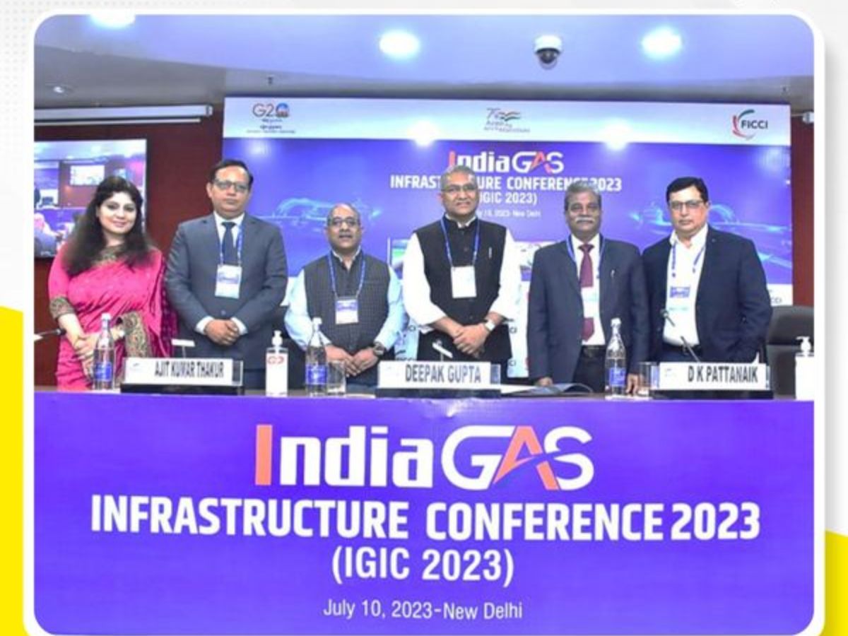 GAIL, Director (Projects) chaired session at India Gas Infrastructure Conference 2023