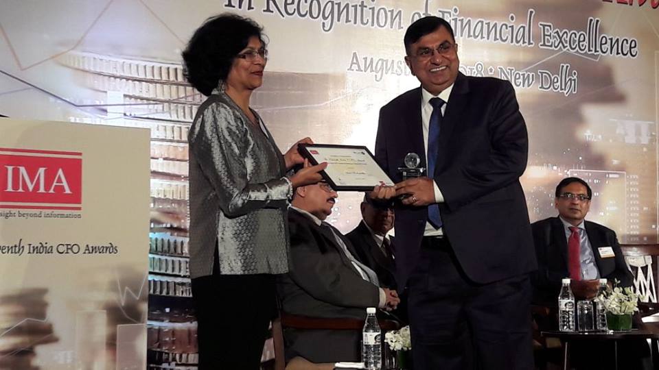 GAIL (India) Limited Received  India CFO Award