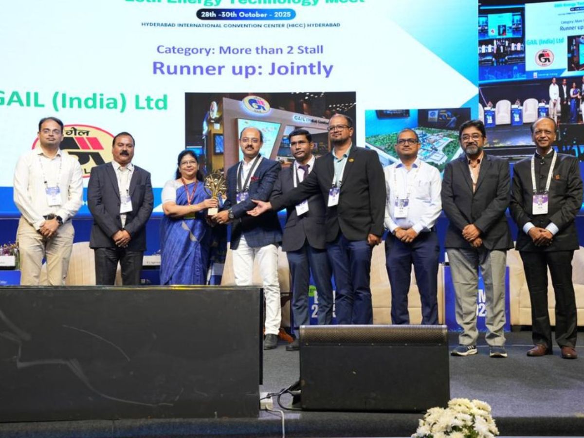 GAIL India wins Best Exhibition Stall Award at 28th Energy Technology Meet