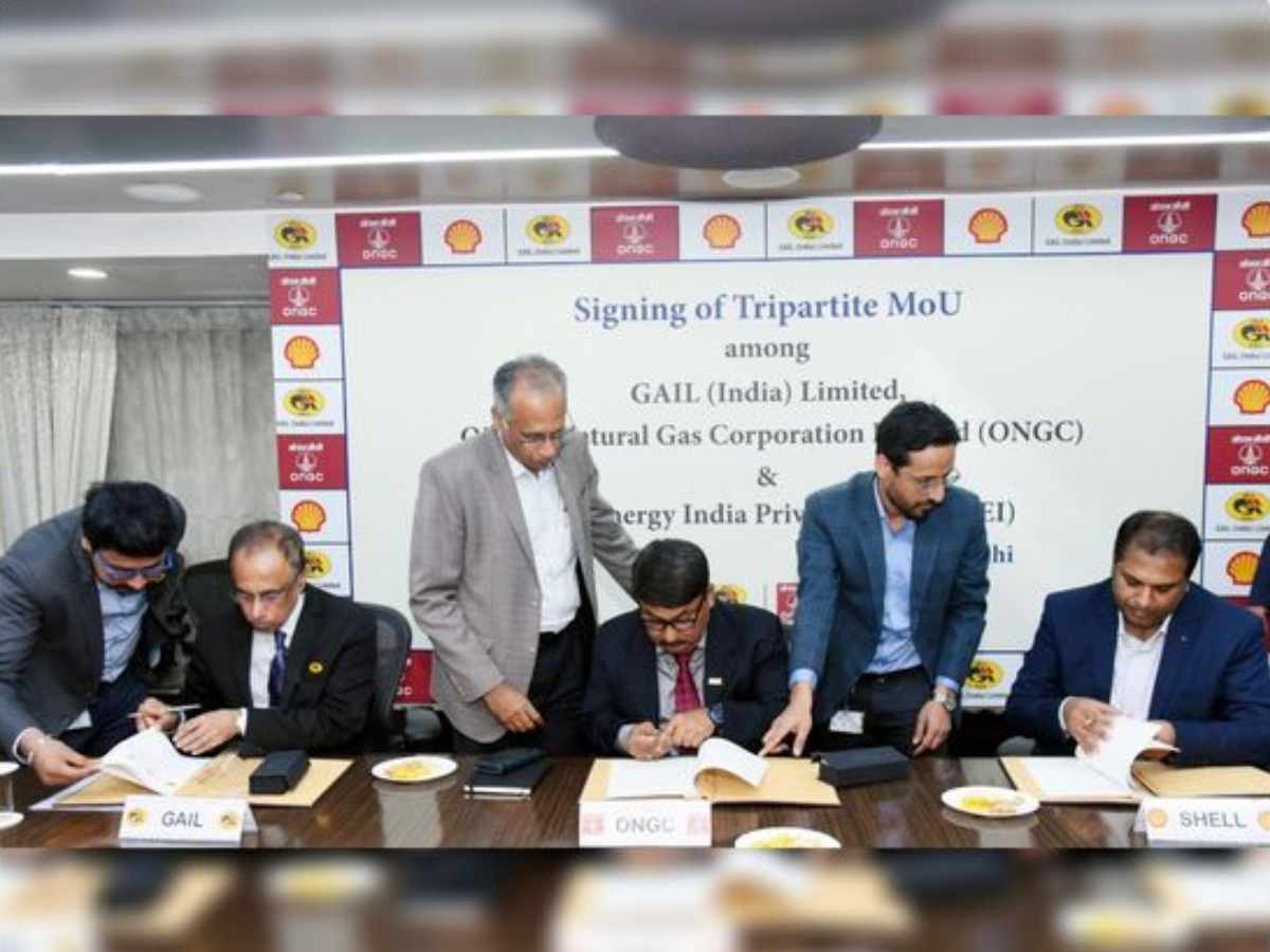 GAIL, ONGC and Shell Energy sign Tripartite MoU