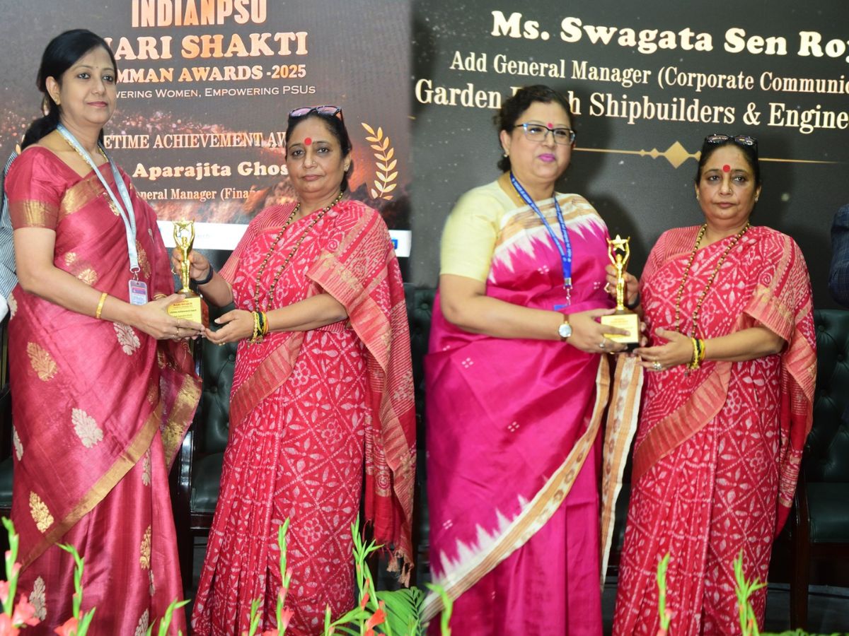 Two Women Officers Bring Glory To GRSE; Bag PSU Nari Shakti Samman Awards 2025