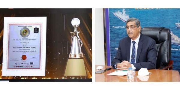 GRSE CMD conferred with CEO of the Year,  Asian Leadership Awards 2021