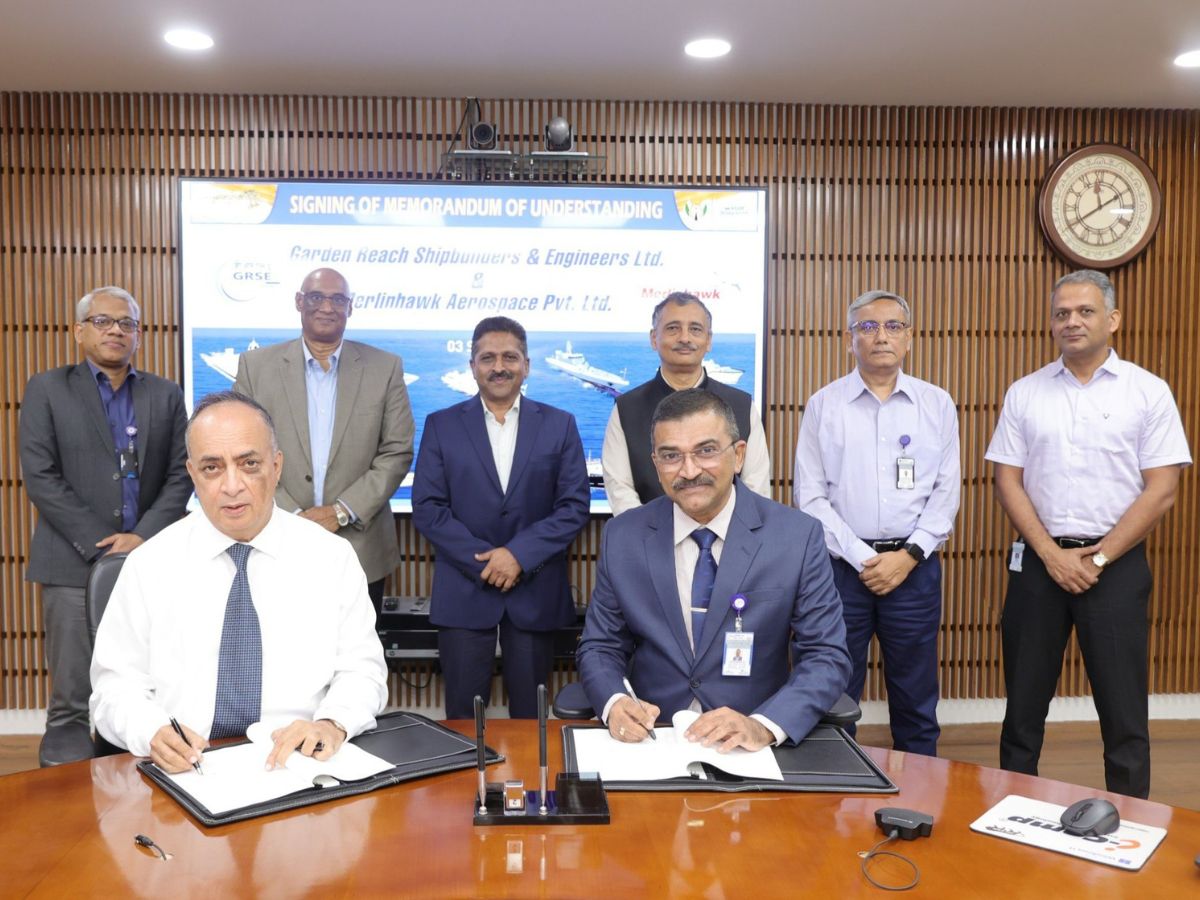 GRSE Signs Teaming Agreement with Merlinhawk Aerospace
