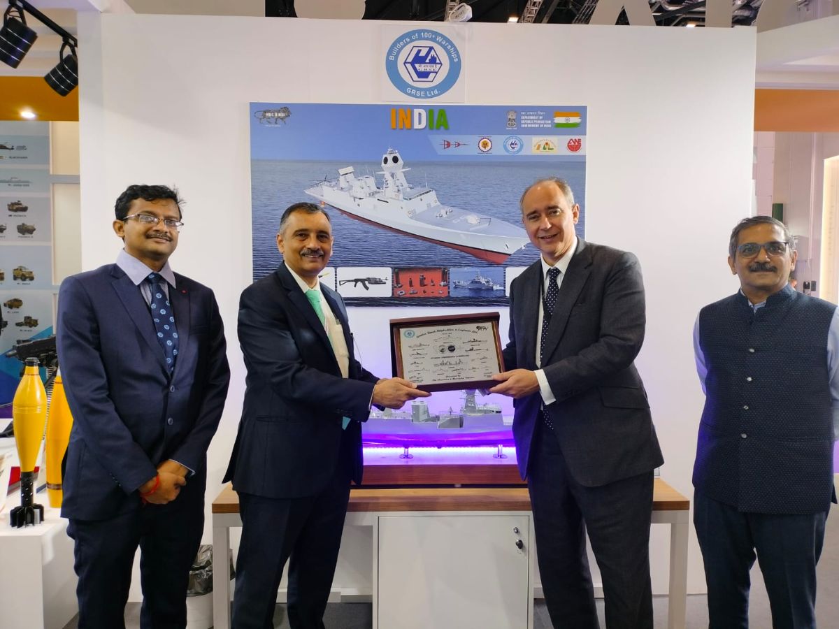 Globalizing ‘Make in India’ in Defence: GRSE shines at DSEI Exhibition, London