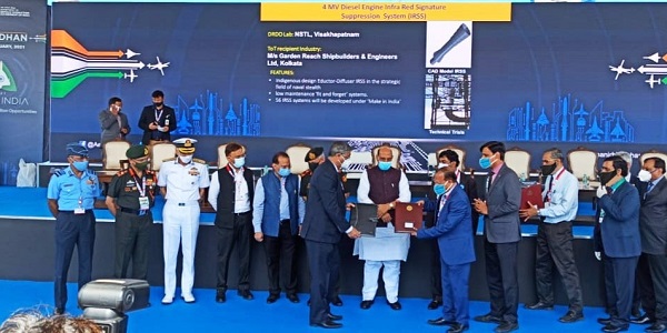 GRSE signed strategic MoUs at Aero India 2021