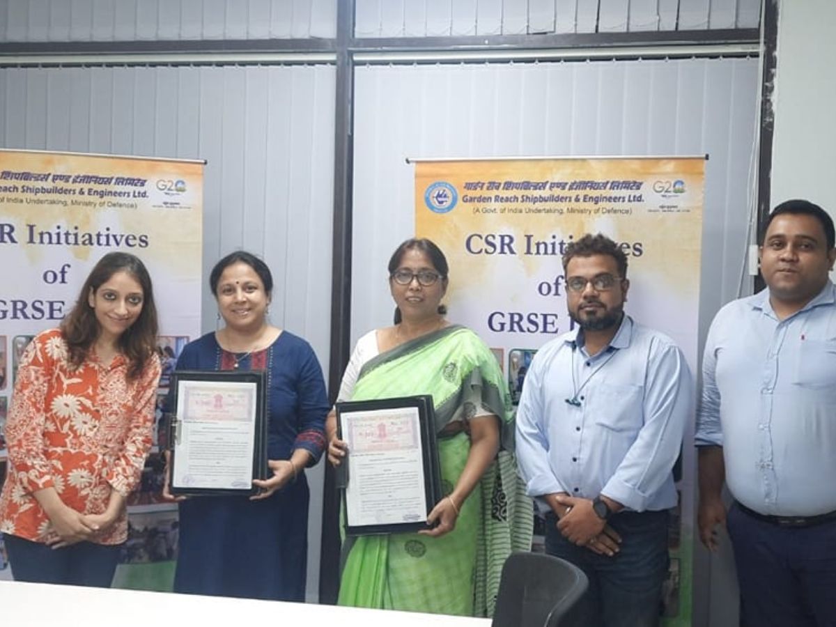 GRSE signed an MoU with CRY under CSR