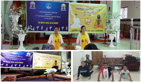 Goa Shipyard Limited celebrates International Yoga Day