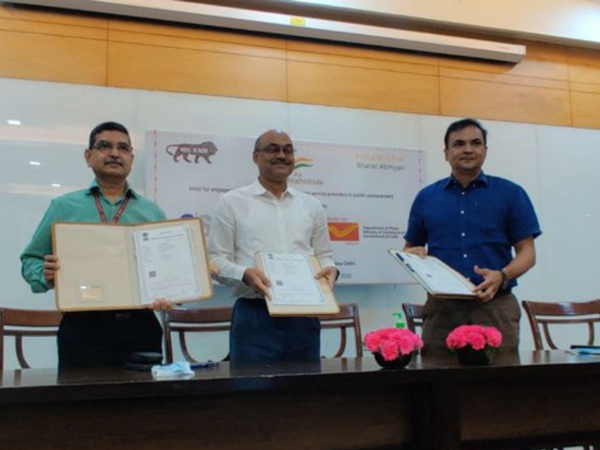 GeM, CSC and India Posts Signed MoU