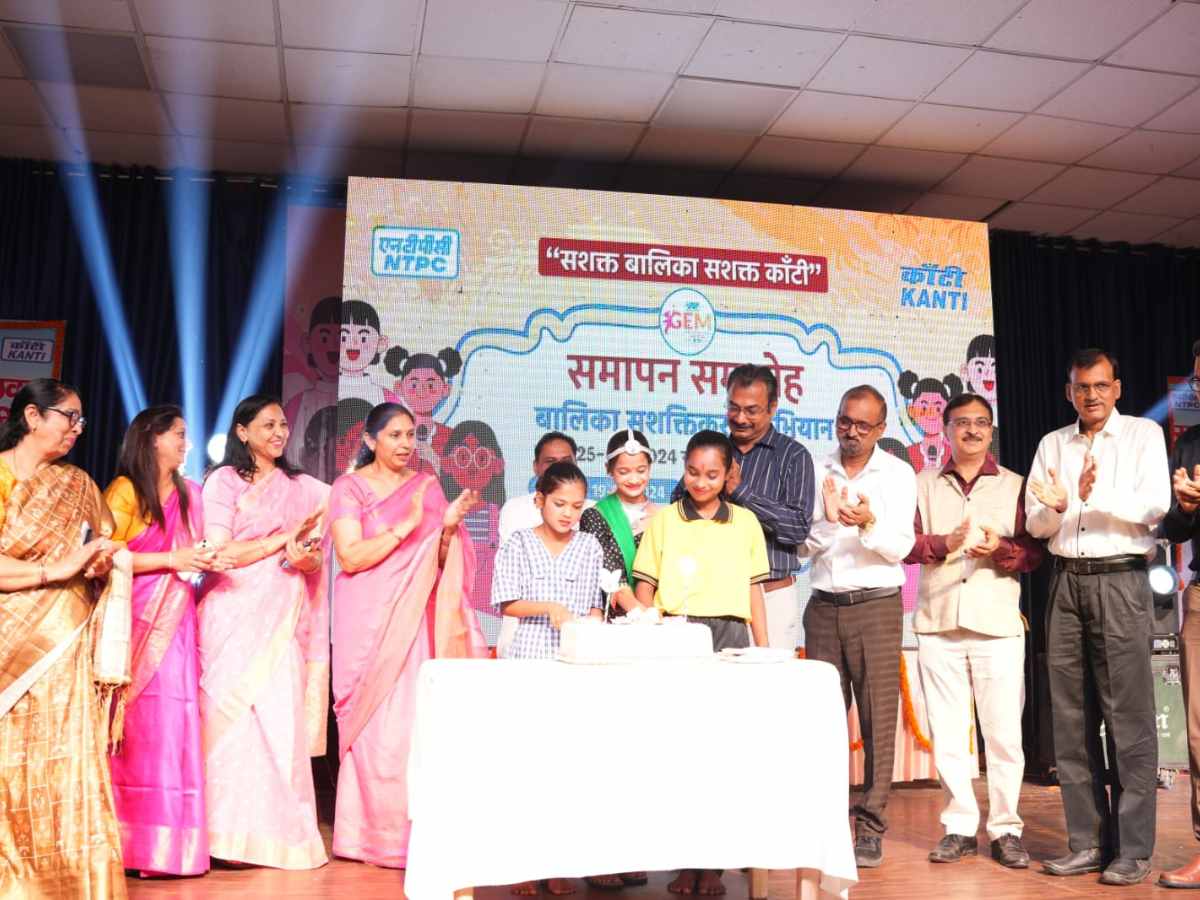 Girl Empowerment Mission Concludes Successfully at NTPC Kanti, Showcasing Talents of 40 Girls