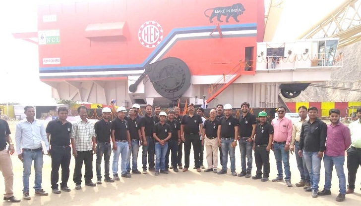 HEC Manufactured Walking Dragline AGNI Ingaurated at NCL