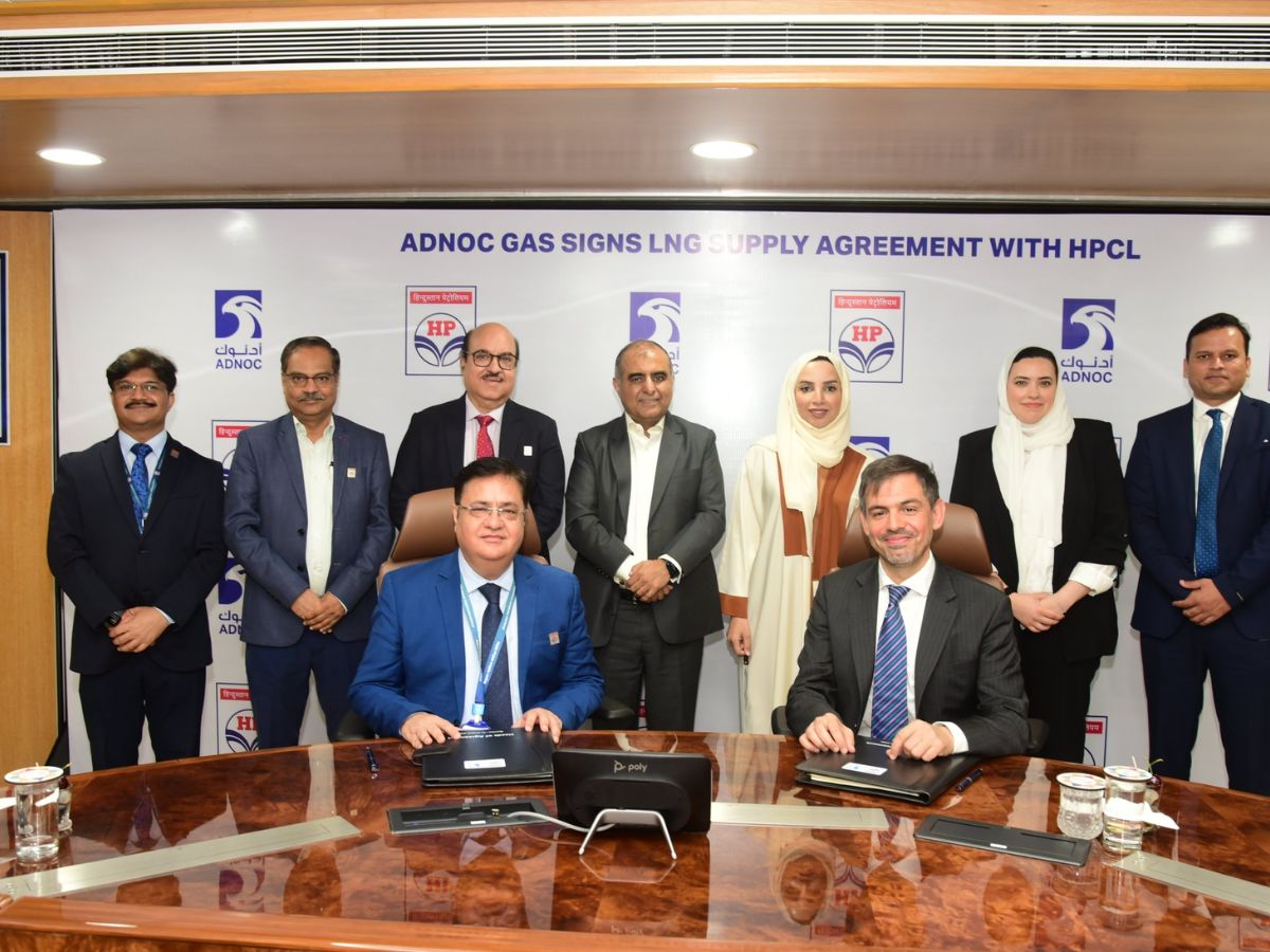 HPCL and ADNOC Gas signed 10-year LNG supply agreement