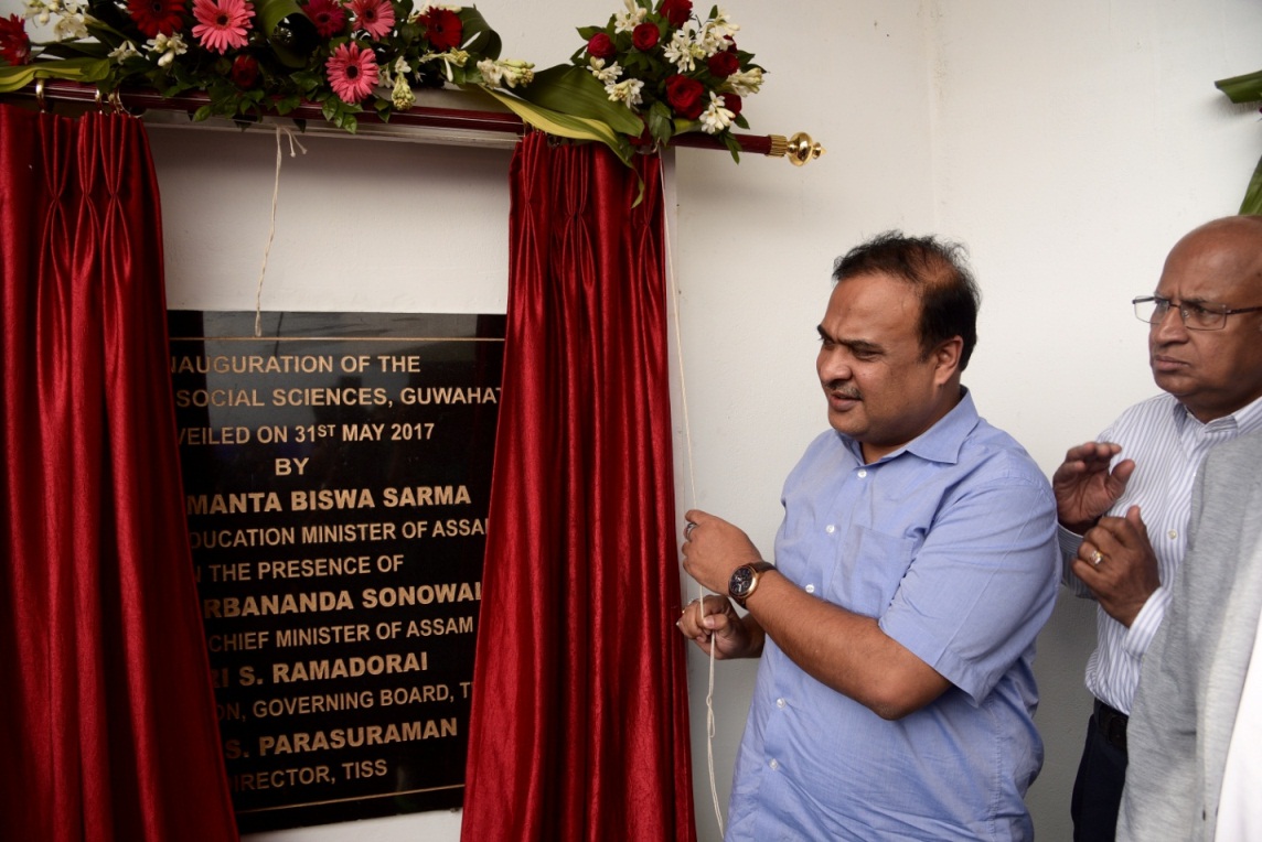 Inauguration of Tata Institute of Social Sciences New Campus at Guwahati Implemented by HSCL
