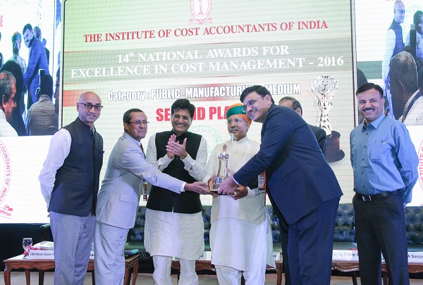 National Award for Excellence in Cost Management