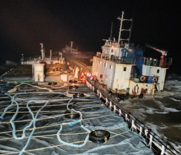 ICG’s MV Hermeez rescues all the 12 crew in a swift operation