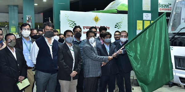 IGL flagged off first ever long range CNG bus
