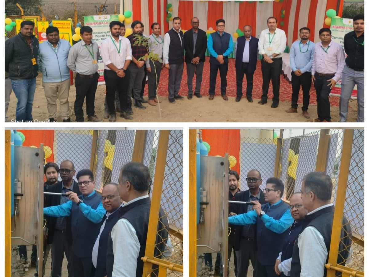 IGL MD inaugurates commissioning of Steel pipe line for Fatehpur Connectivity
