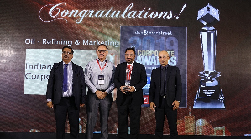 IndianOil Bags Dun and Bradstreet Award 2019 in Oil Refining and Marketing Category