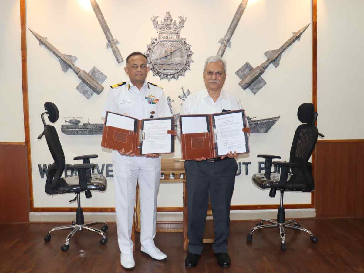 INS Kalinga and GITAM University signed MoU