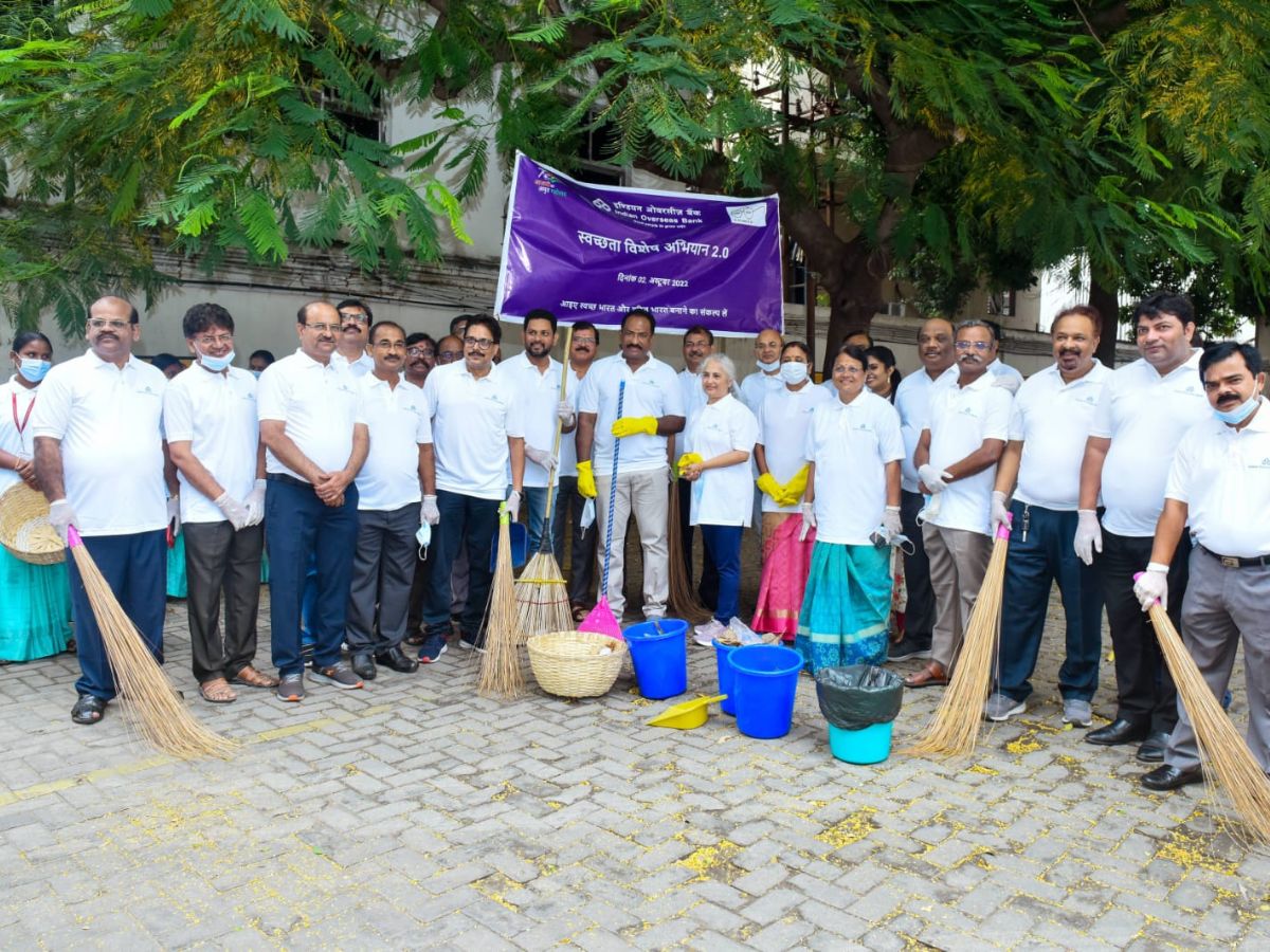 Indian Overseas Bank concludes Swachhata Special Campaign on Gandhi Jayanti