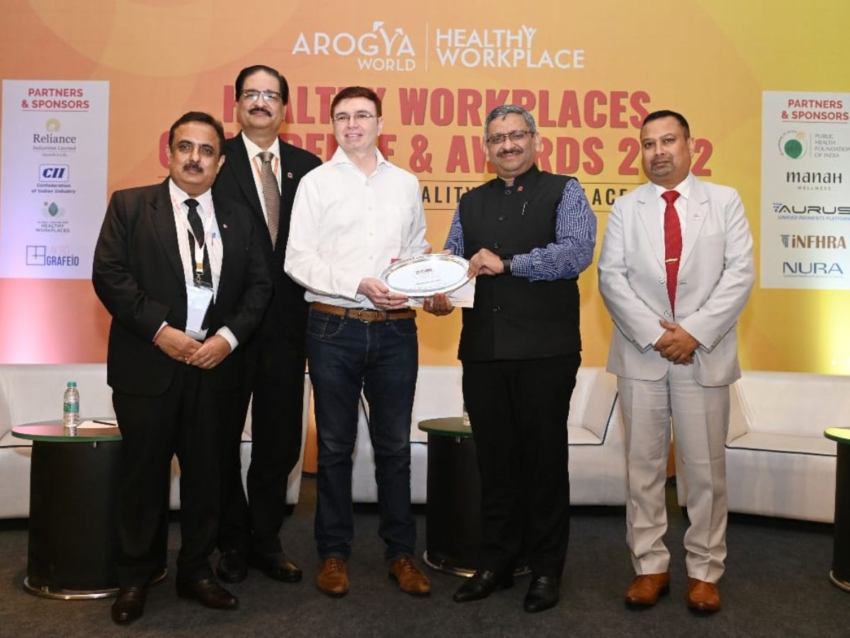 IndianOil adjudged as Arogya World Healthy Workplace
