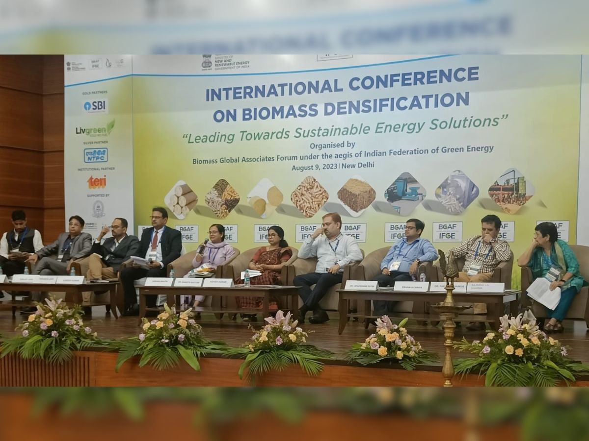 IREDA participated in panel discussion at 'International Conference on Biomass Densification'