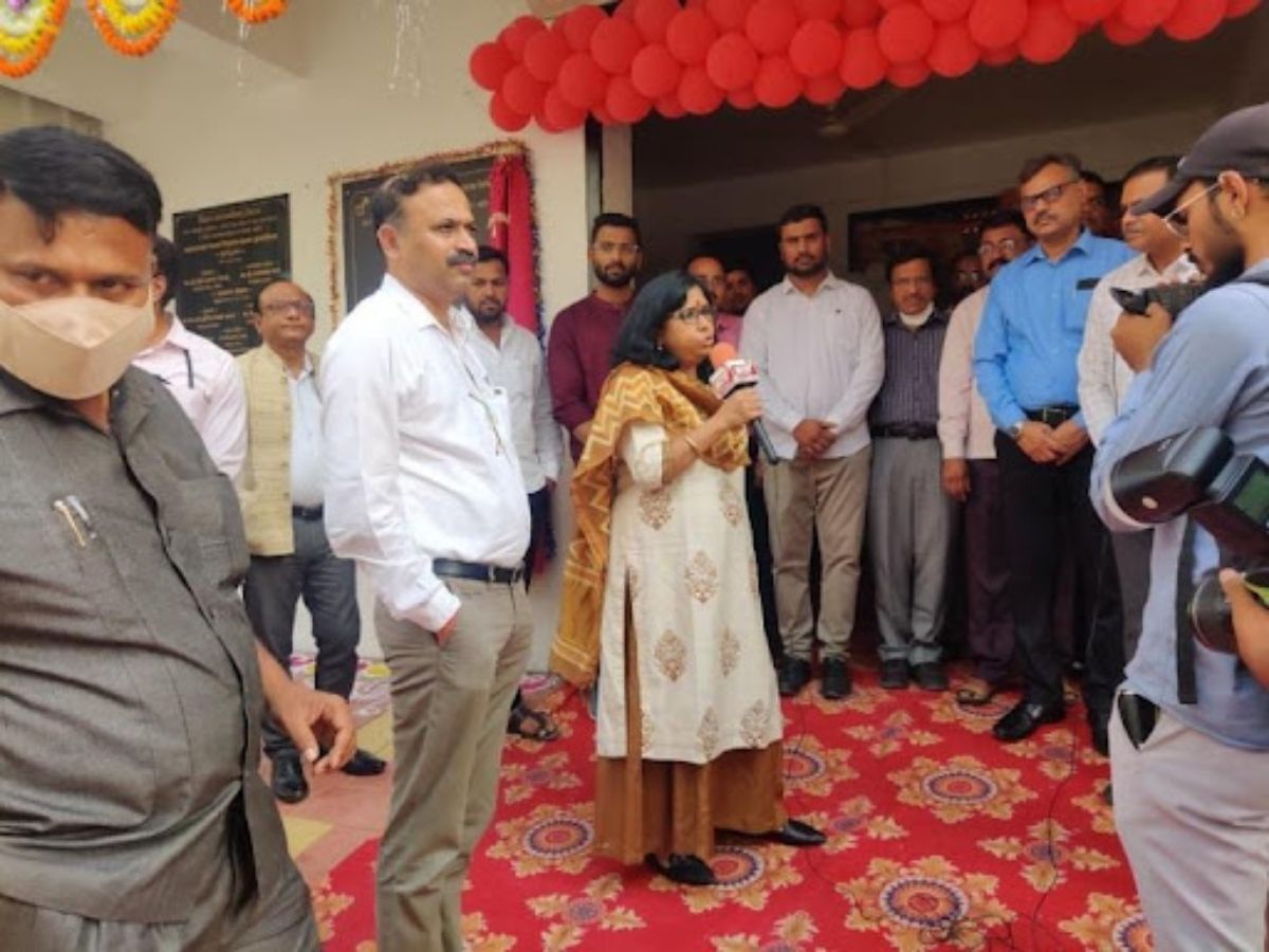 Inauguration of Library Hall under CSR Initiatives of SPMCIL