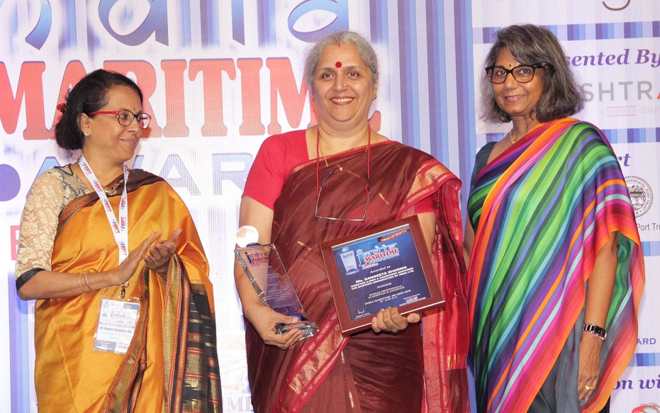 SCI Awarded with India Marit Award of Women Professional in Shipping and Logistics