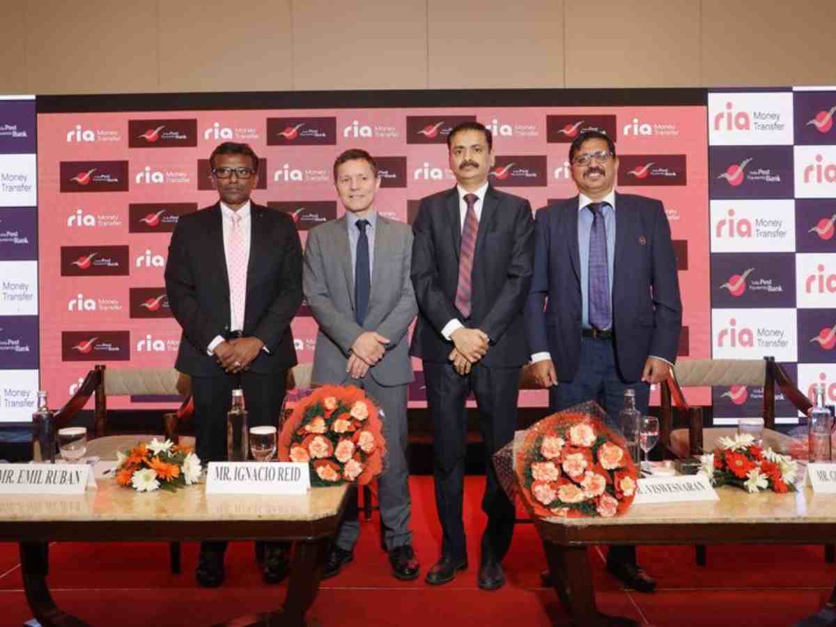 India Post Payments Bank partners with Ria Money Transfer