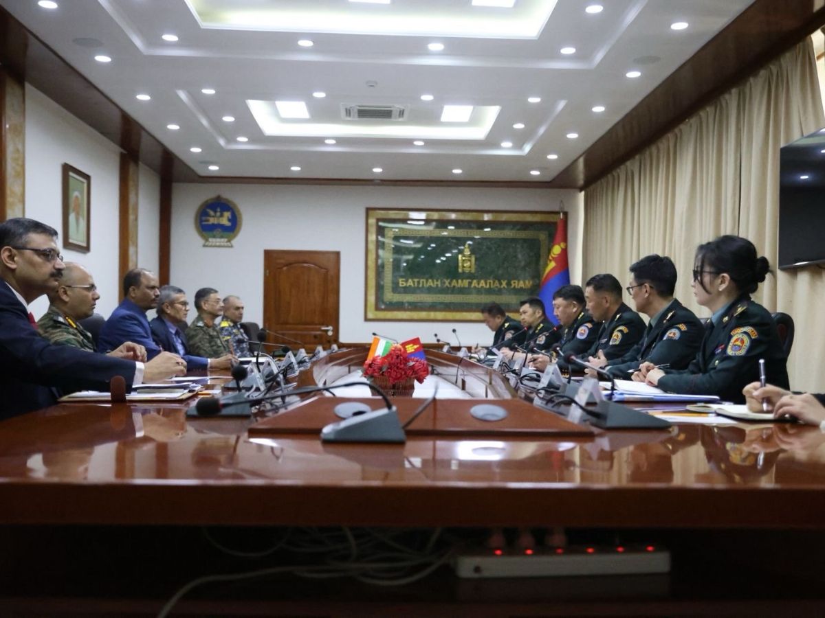 India, Mongolia Boost Defence Ties