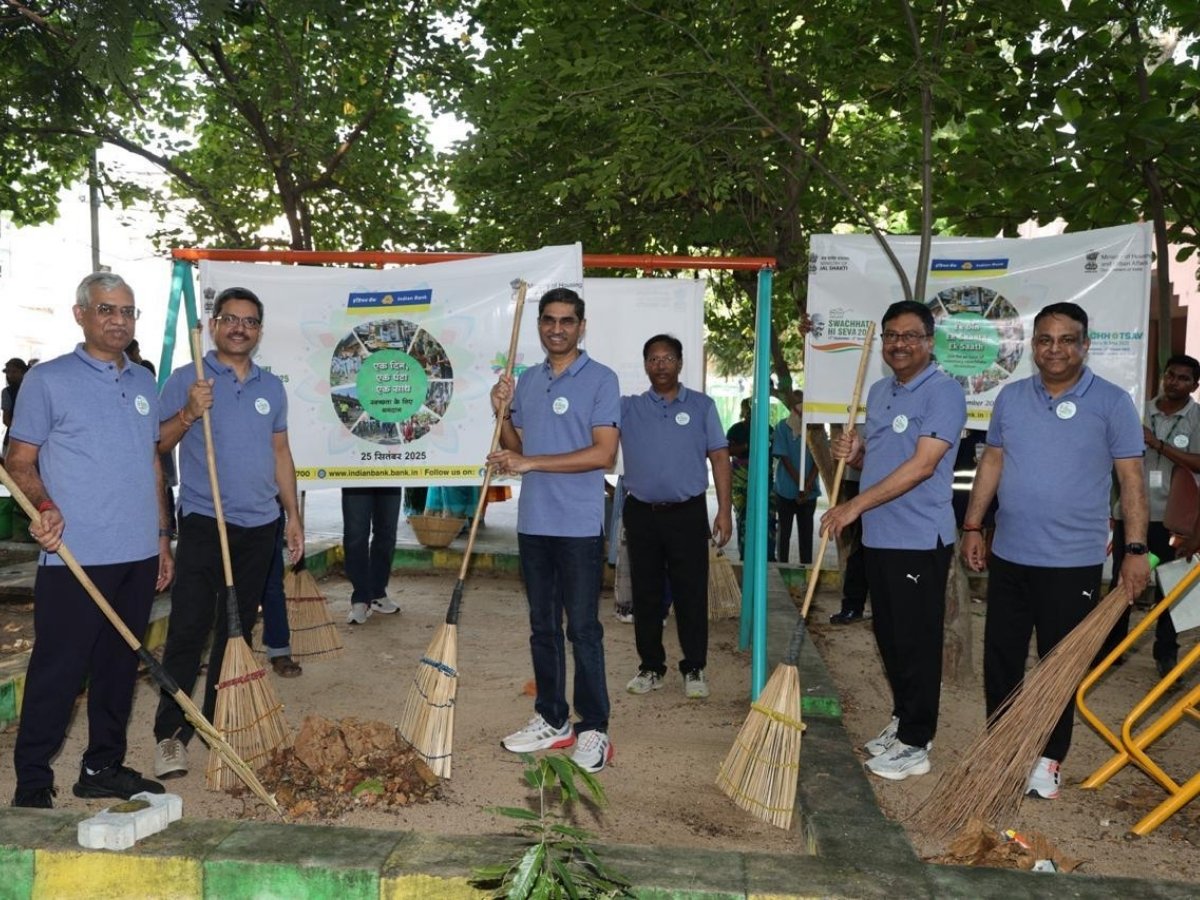 Indian Bank observes Swacchata Hi Seva Campaign 2025 with a series of activities
