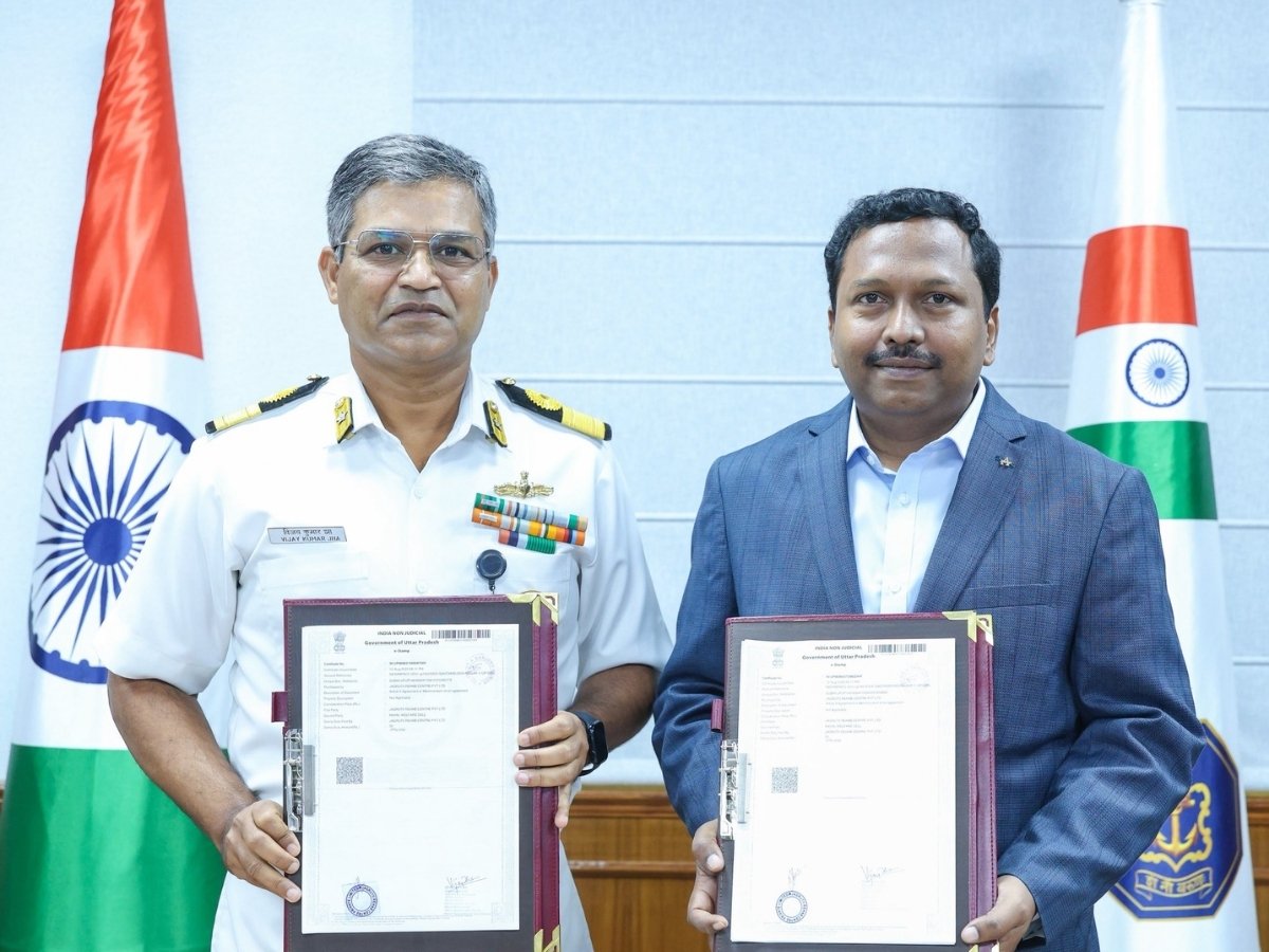Indian Navy Signs MoU with Jagruti Rehab Centre to Support PwIDDs