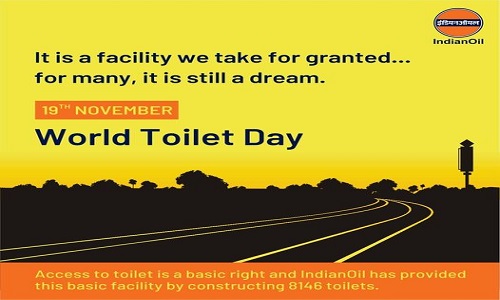 Indian Oil built more than 8100 toilets takes pledge on World Toilet Day