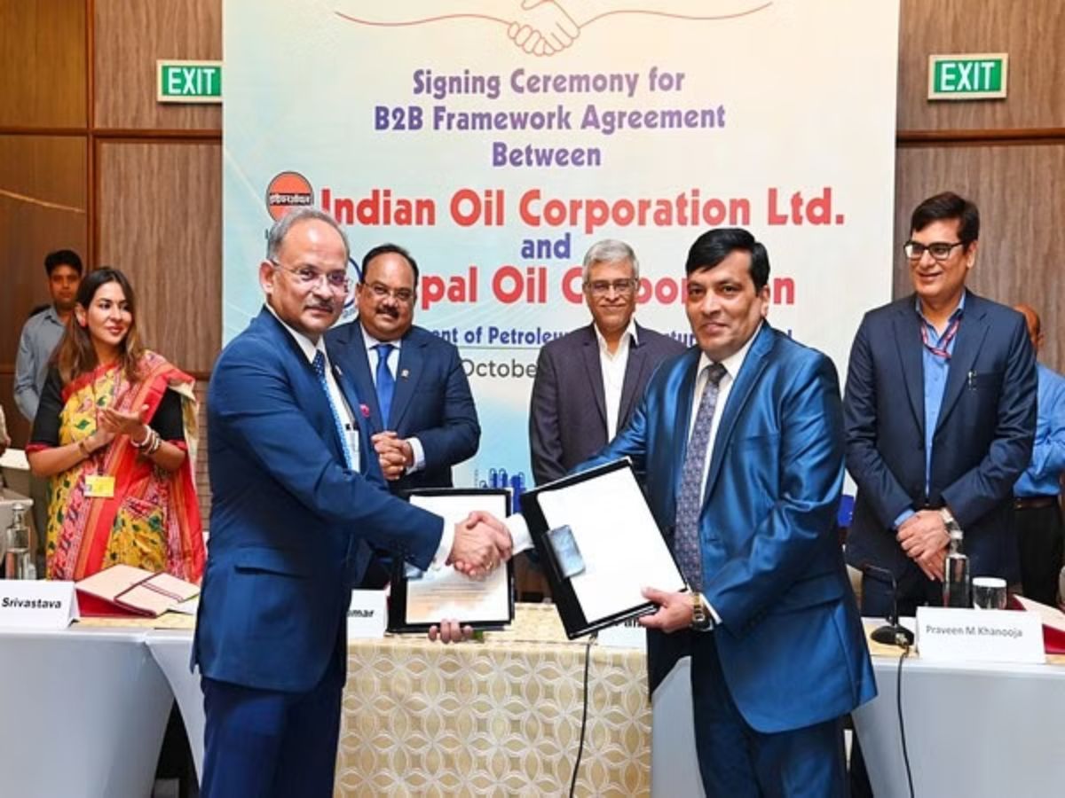 Indian Oil and Nepal Oil Corporation Sign B2B Framework Agreements