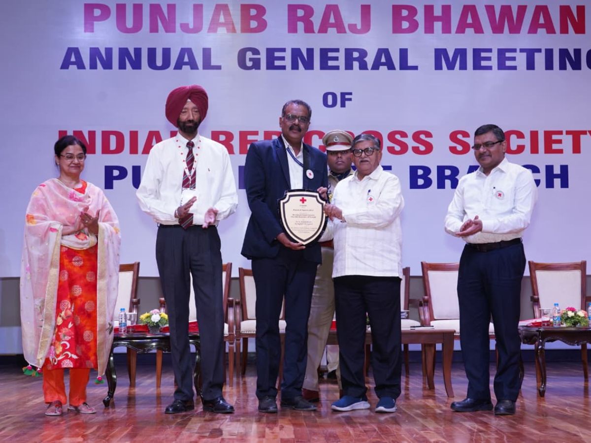 Indian Red Cross Society Felicitates REC Foundation with ‘CSR Award of Appreciation’