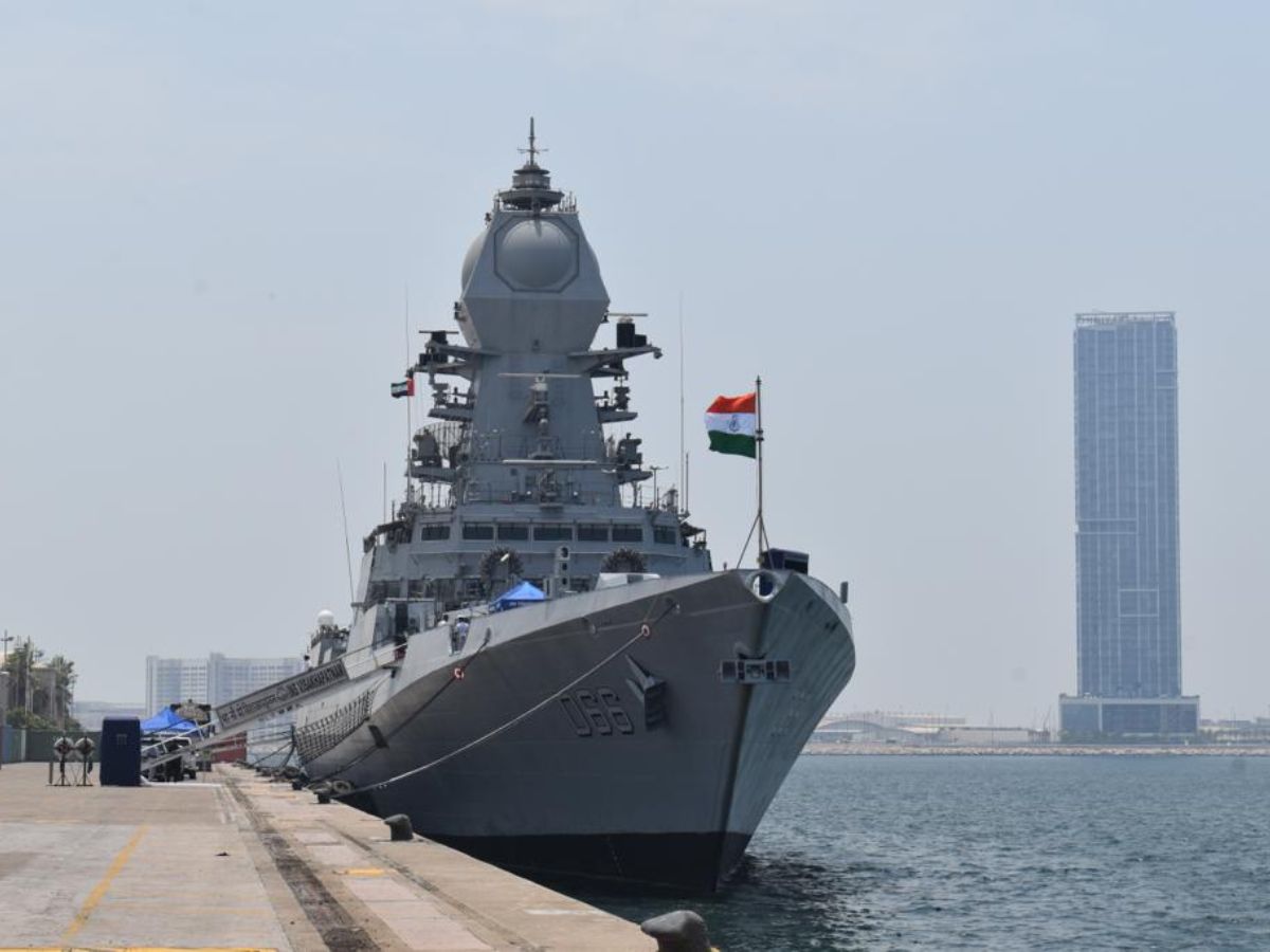 Indian Ships visits to port Rashid Dubai