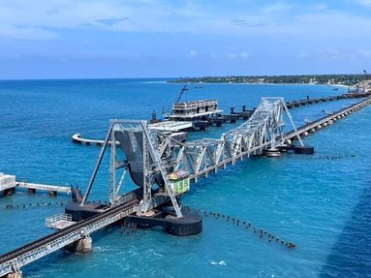 India's First Vertical lift bridge work reaches 84%, expected to complete in December
