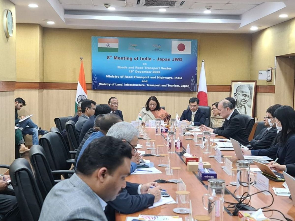 8th Meeting of Japan-India JWG; discussed collaboration of road and highway development